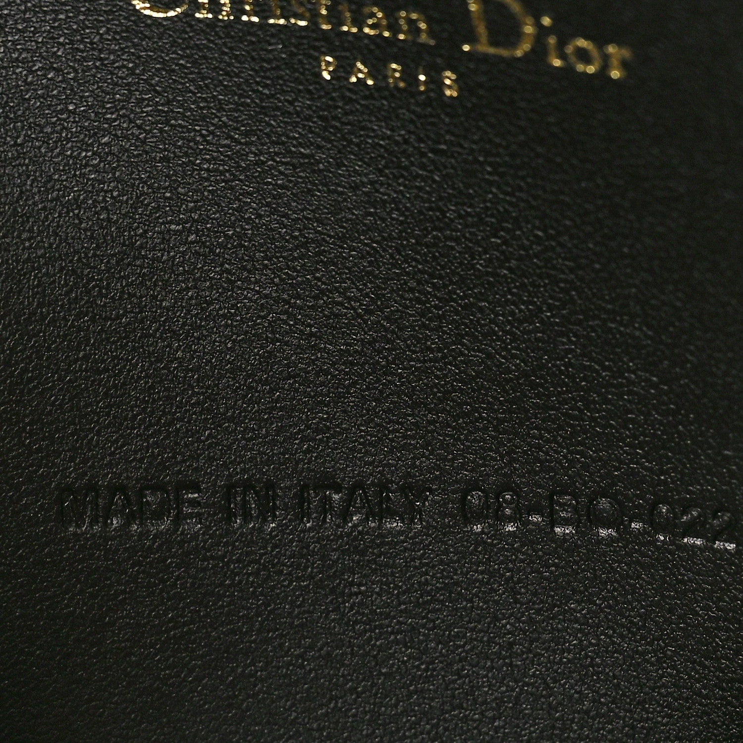 Christian Dior Lambskin Cannage Lady Dior Pouch Black 8 of 11
