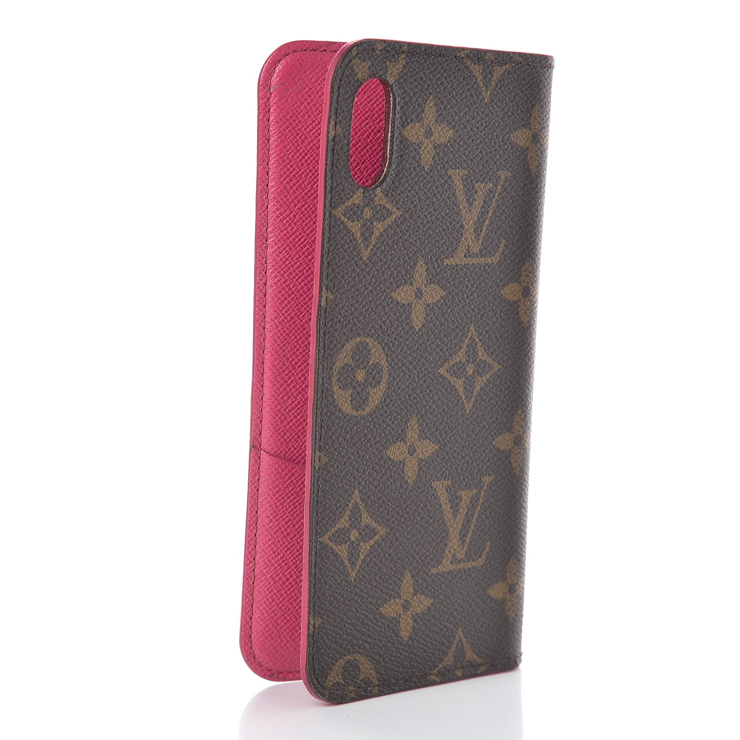 Louis Vuitton Monogram iPhone XS Max Folio Case Rose Pop 3 of 12