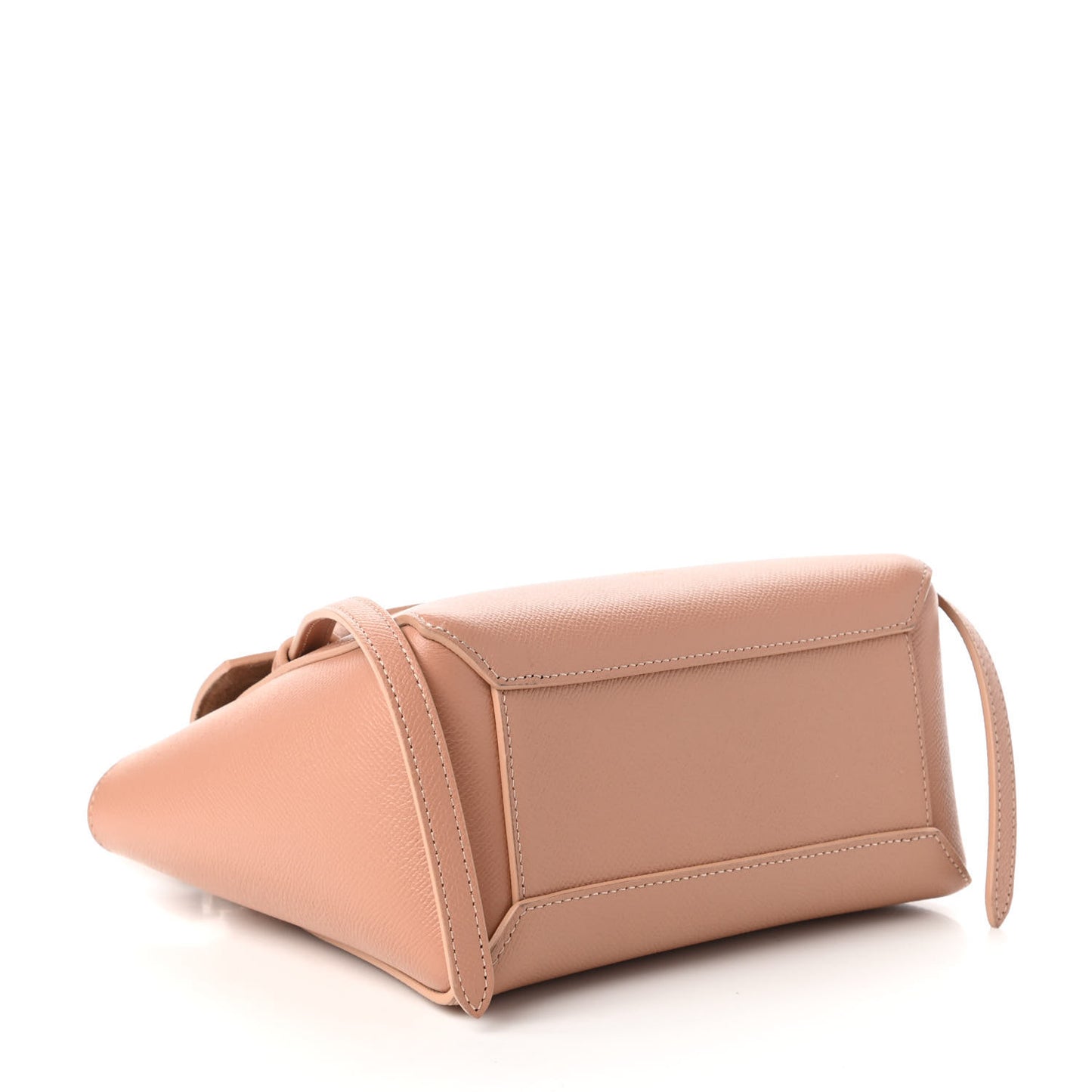 Grained Calfskin Pico Belt Bag Desert Rose