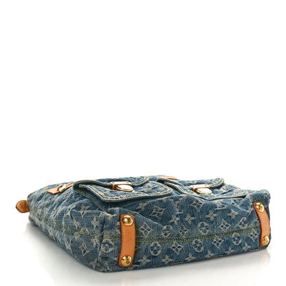Louis Vuitton Denim Baggy GM Blue 4 of 12