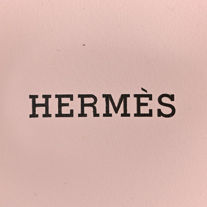 Hermes Suede Goatskin Womens Chypre Sandals 36.5 Rose Porcelaine 7 of 9