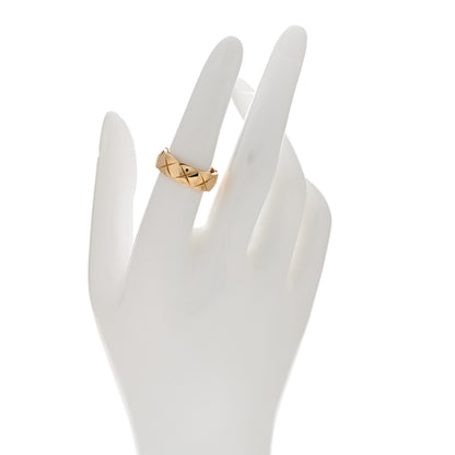 Chanel 18K Yellow Gold Small Coco Crush Ring 53 6.5 2 of 5