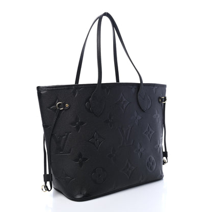 Louis Vuitton Empreinte Monogram Giant Neverfull MM Black 4 of 9