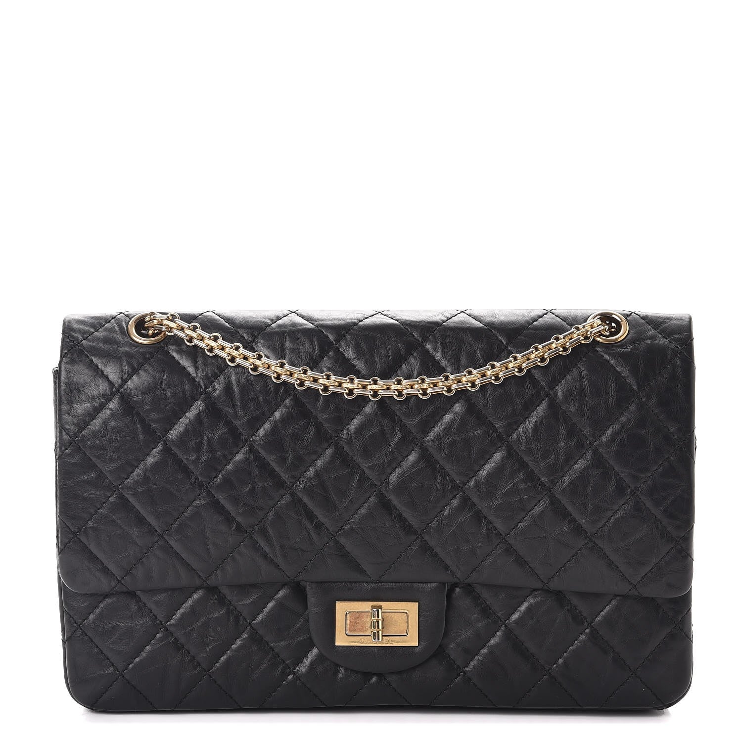 Chanel Aged Calfskin Quilted 2.55 Reissue 227 Flap Black 1 of 10