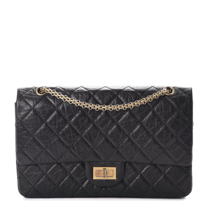 Chanel Aged Calfskin Quilted 2.55 Reissue 227 Flap Black 1 of 10