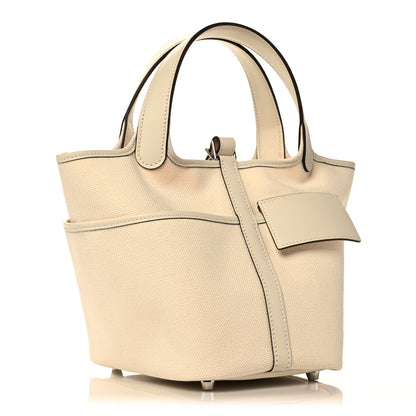 Hermes Toile Goeland Swift Cargo Picotin Lock 18 Nata 2 of 9