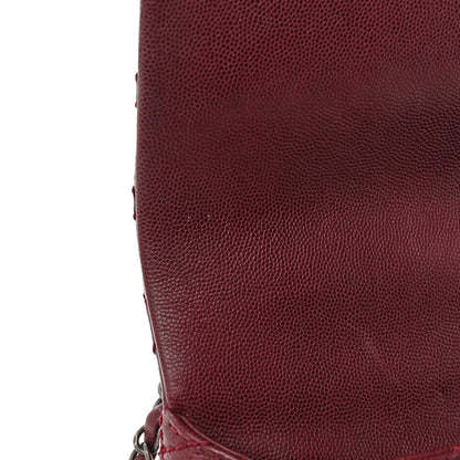 Chanel Caviar Quilted Small Coco Handle Flap Burgundy 11 of 12