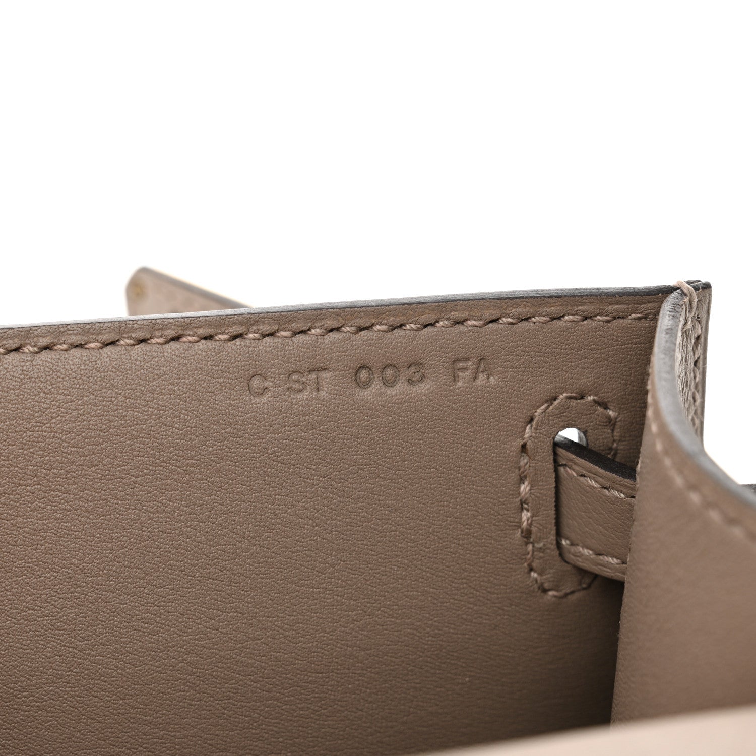Hermes Swift Kelly Pochette Clutch Gris Asphalte 7 of 12