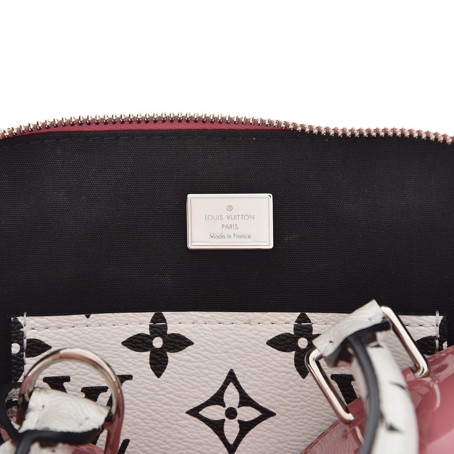 Louis Vuitton Patent Monogram Alma BB Rose Blush 7 of 9