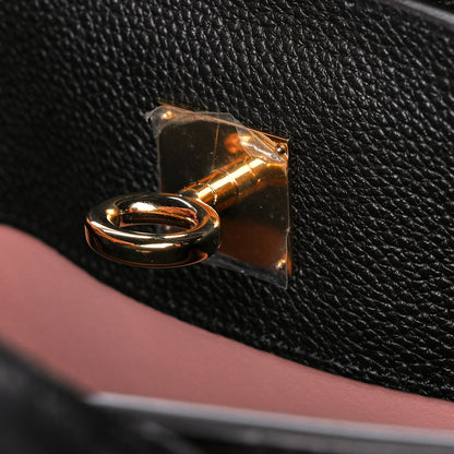 Louis Vuitton Calfskin City Steamer MM Magnolia Black 10 of 11