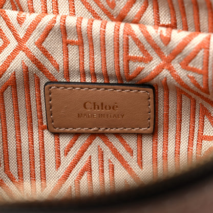 Chloe Calfskin Small Daria Cement Brown 8 of 10