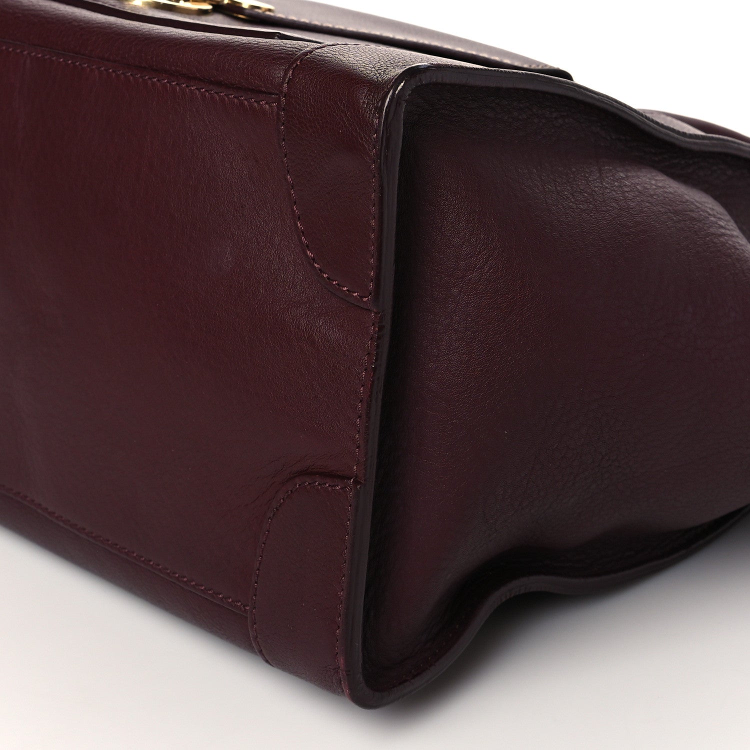 Celine Smooth Calfskin Mini Envelope Luggage Burgundy 10 of 11