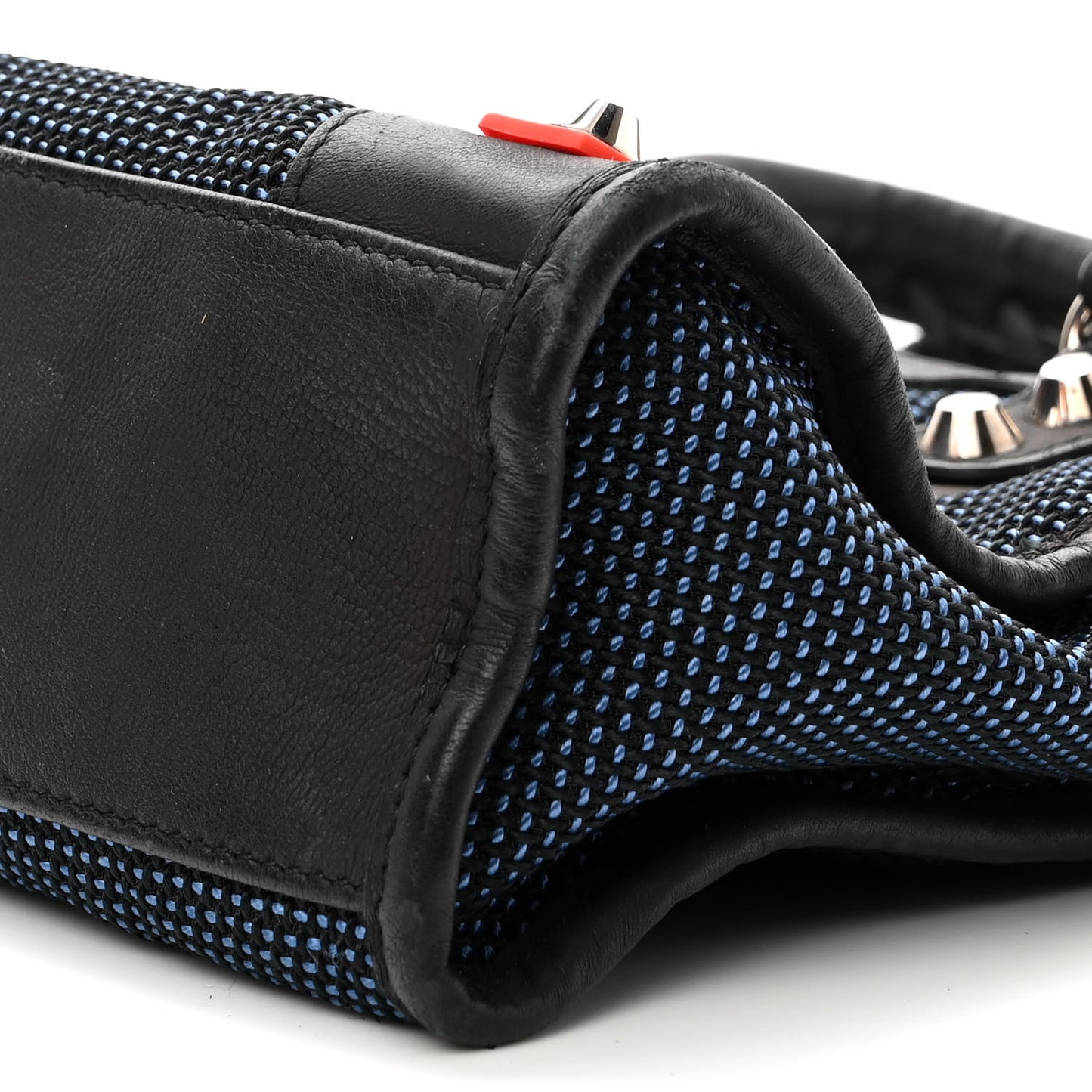 Mesh Agneau Arena Classic Silver Hardware Mini City Black Navy Orange