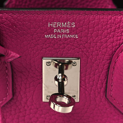 Hermes Togo Birkin 25 Rose Pourpre 6 of 9