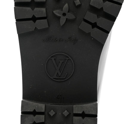 Louis Vuitton Rubber Embossed Monogram Splash Rain Short Boots 41 Black 7 of 12