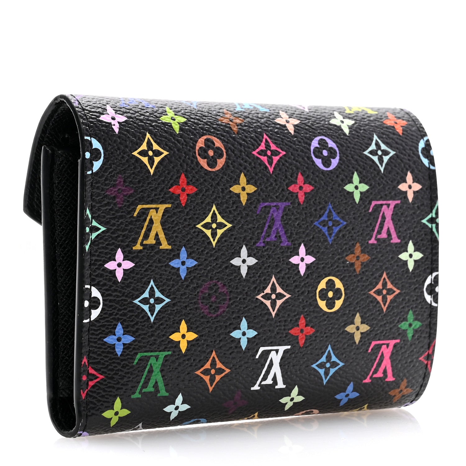 Louis Vuitton LV X TM Monogram Multicolor Victorine Wallet Black 3 of 7