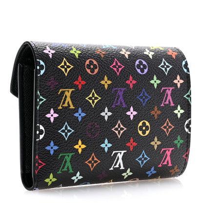 Louis Vuitton LV X TM Monogram Multicolor Victorine Wallet Black 3 of 7