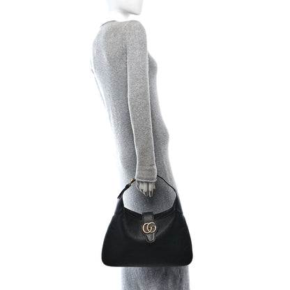 Gucci Goatskin Medium Aphrodite Shoulder Bag Black 2 of 11