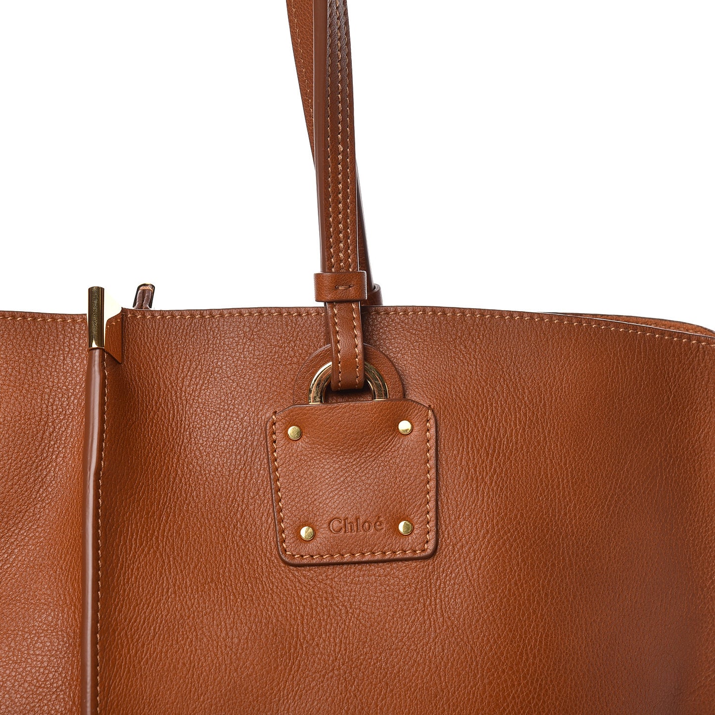 Smooth Calfskin Medium Vick Tote Caramel