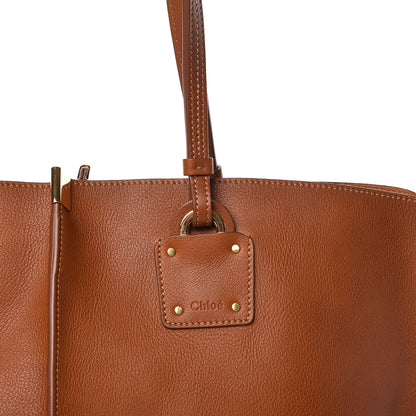 Chloe Smooth Calfskin Medium Vick Tote Caramel 13 of 13