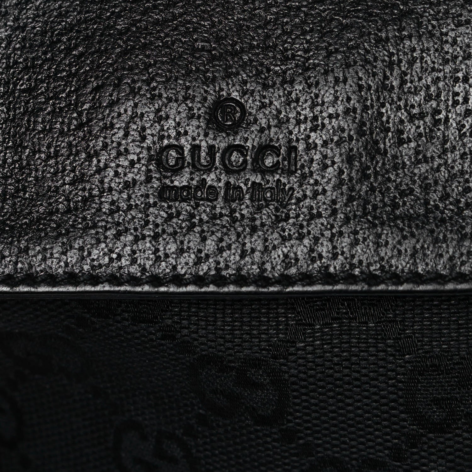 Gucci GG Monogram Double Pocket Belt Bag Black 6 of 13