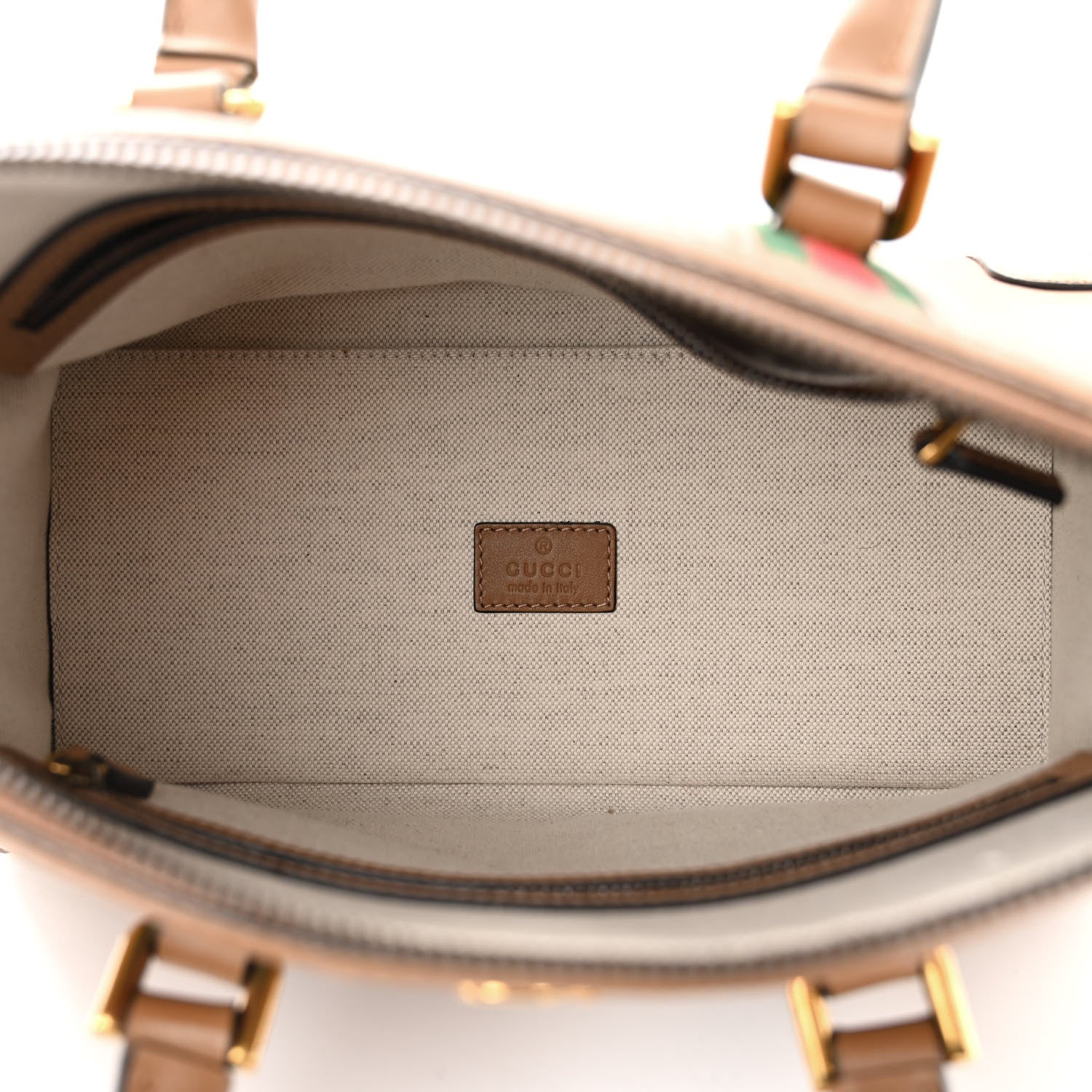 Gucci Koi Calfskin Small Bauletto Duffle Top Handle Bag Camel 5 of 12