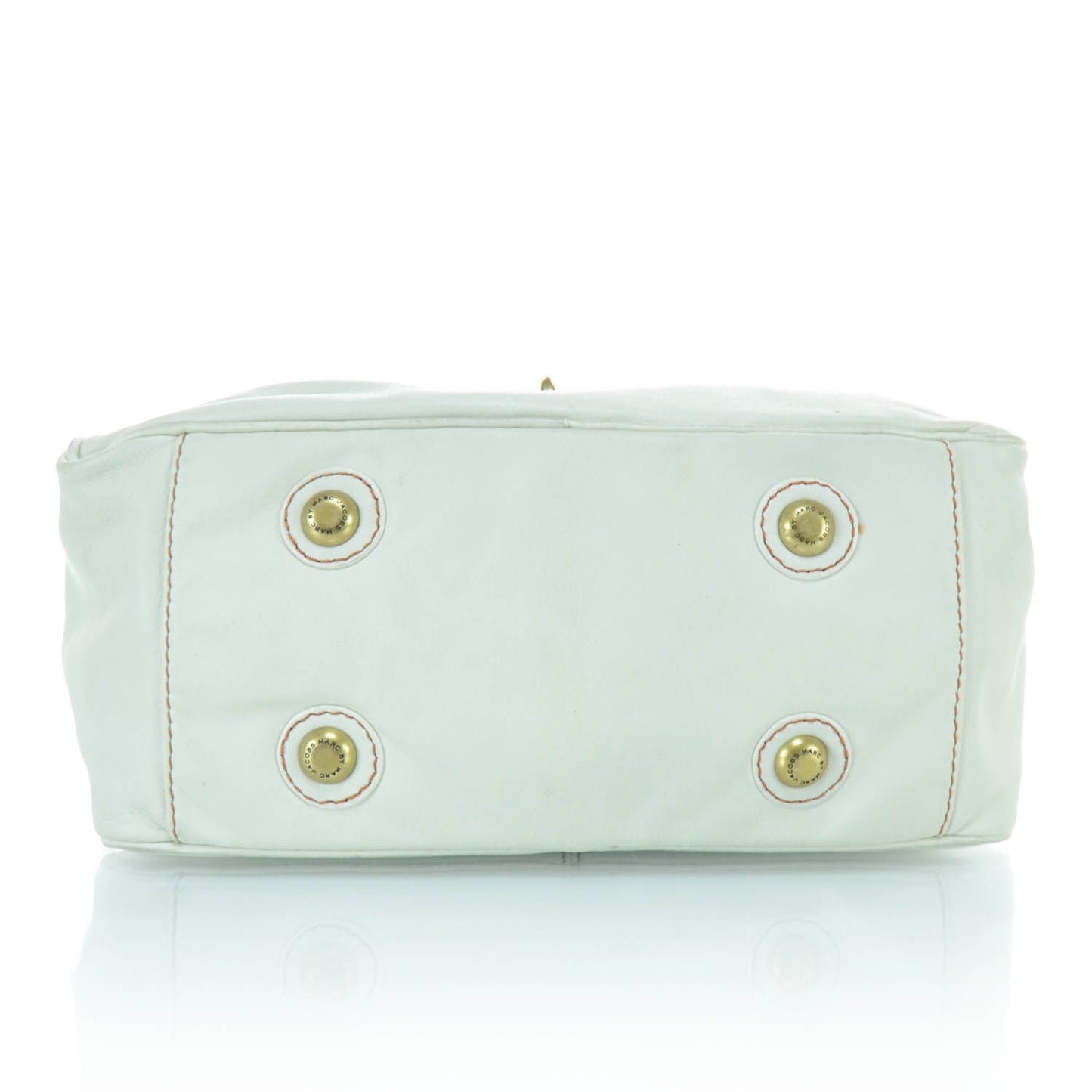 MARC BY Leather Tote White