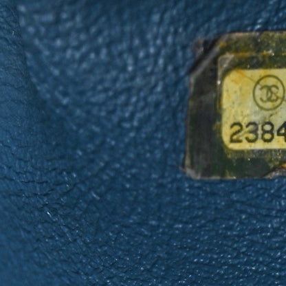 Chanel Caviar Quilted Business Affinity Backpack Blue 7 of 11