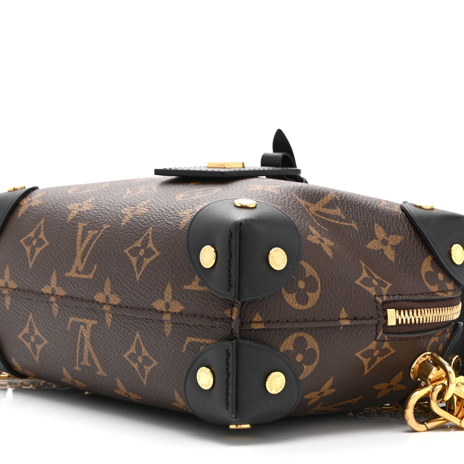 Louis Vuitton Monogram Petite Malle Souple Black 9 of 9