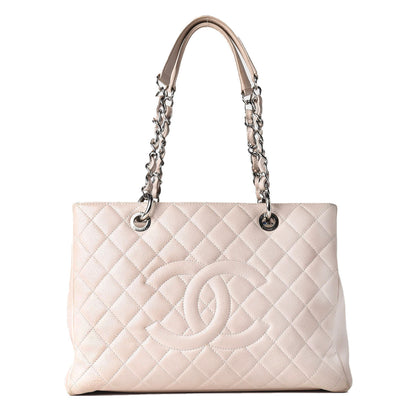 Chanel Caviar Quilted Grand Shopping Tote GST Beige Clair 1 of 10