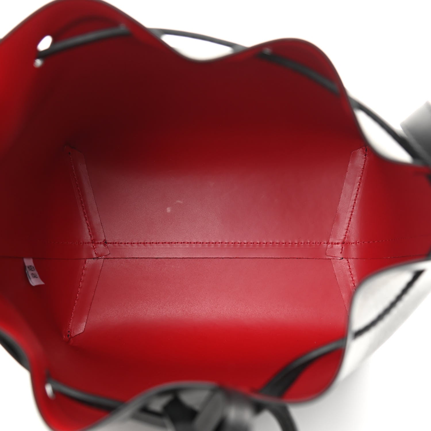 Mansur Gavriel Vegetable Tanned Calfskin Mini Bucket Bag Black Flamma 5 of 12