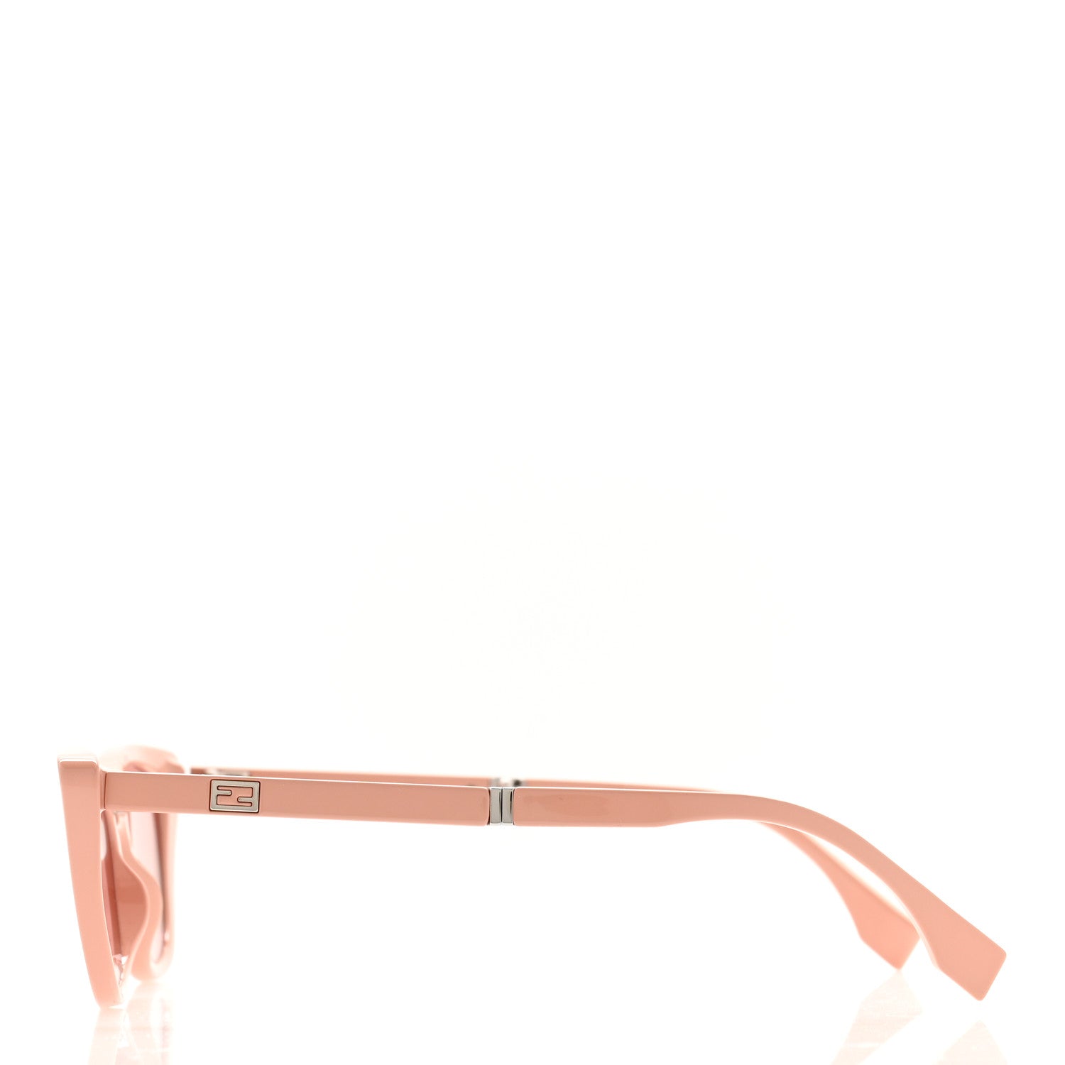 Fendi Acetate Injected Touch Of FF Folding Sunglasses FE40089I Shiny Pink 3 of 7