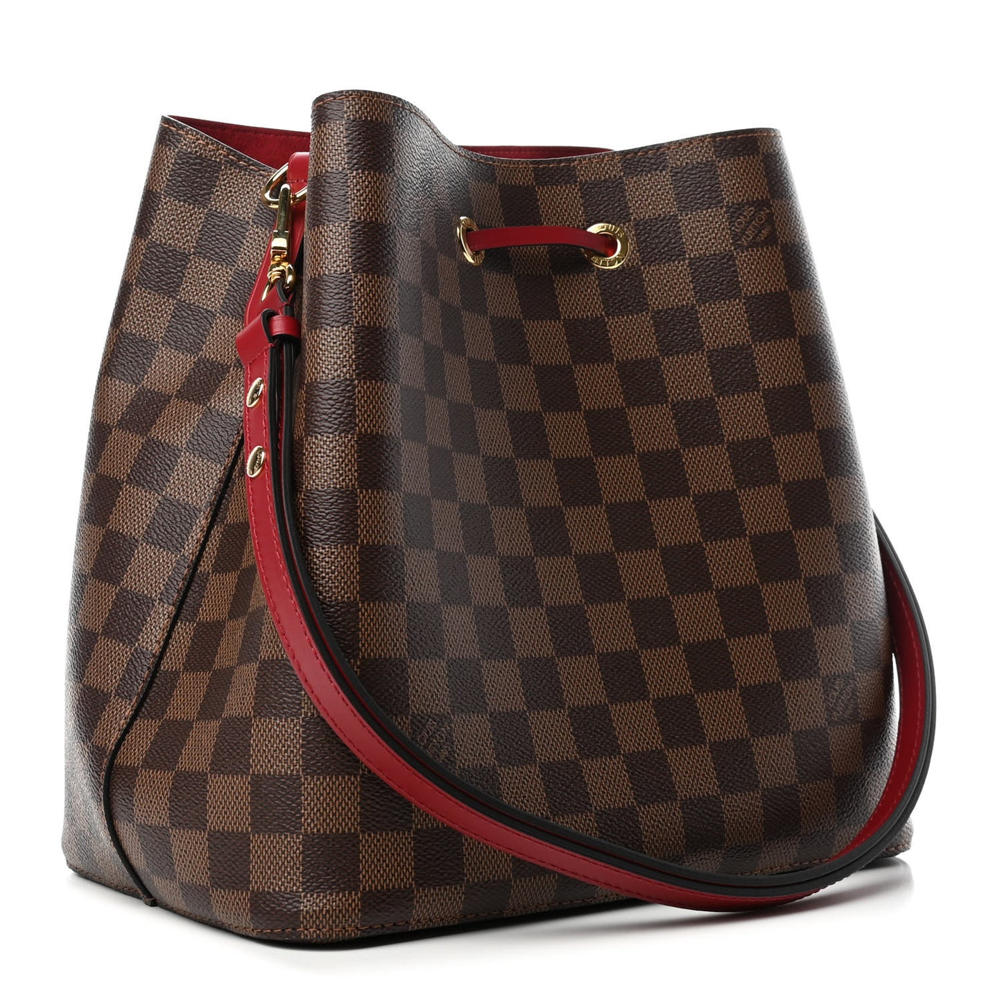 Damier Ebene Neonoe MM Cherry Berry