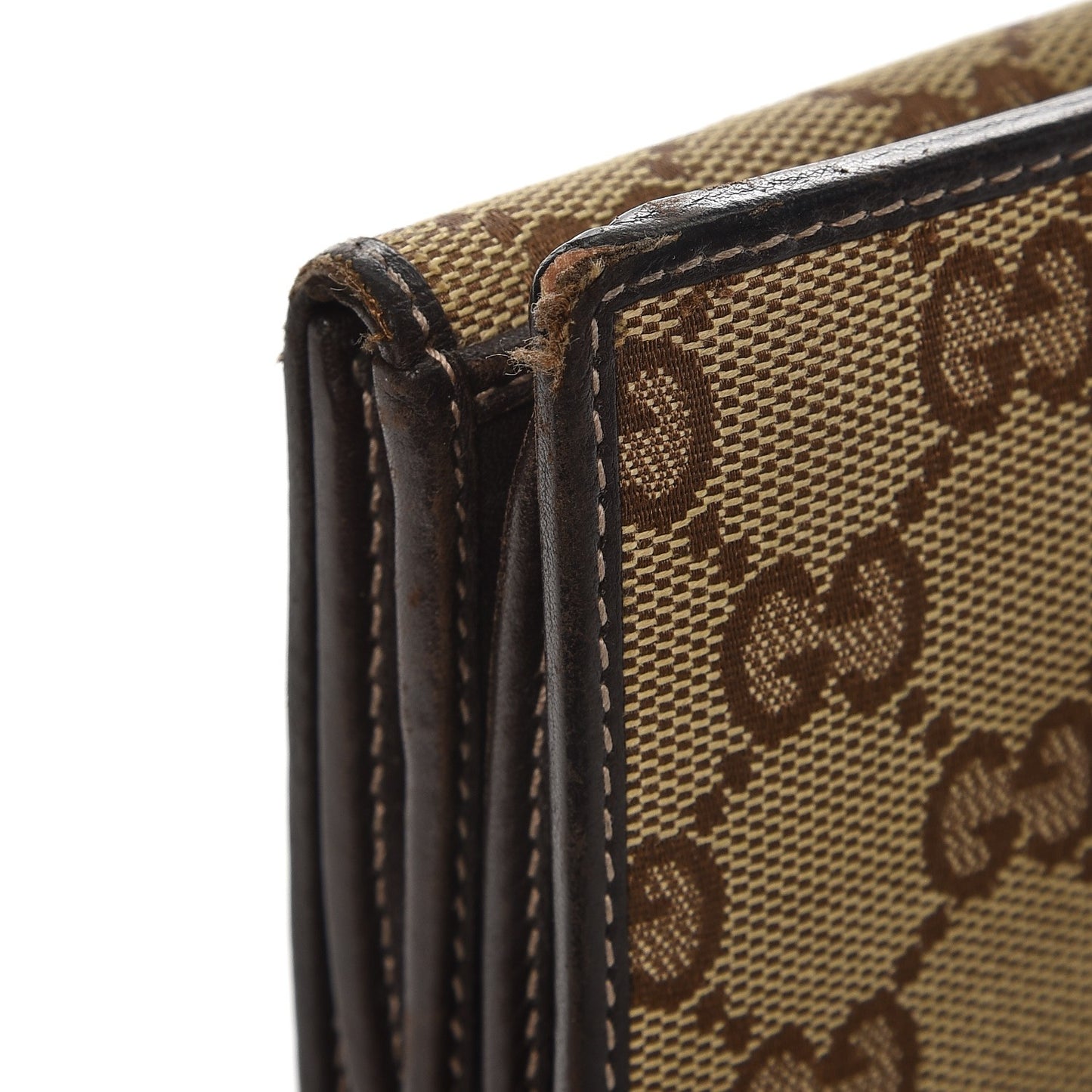 Monogram Guccioli Brando Chihuahua Continental Wallet Dark Brown