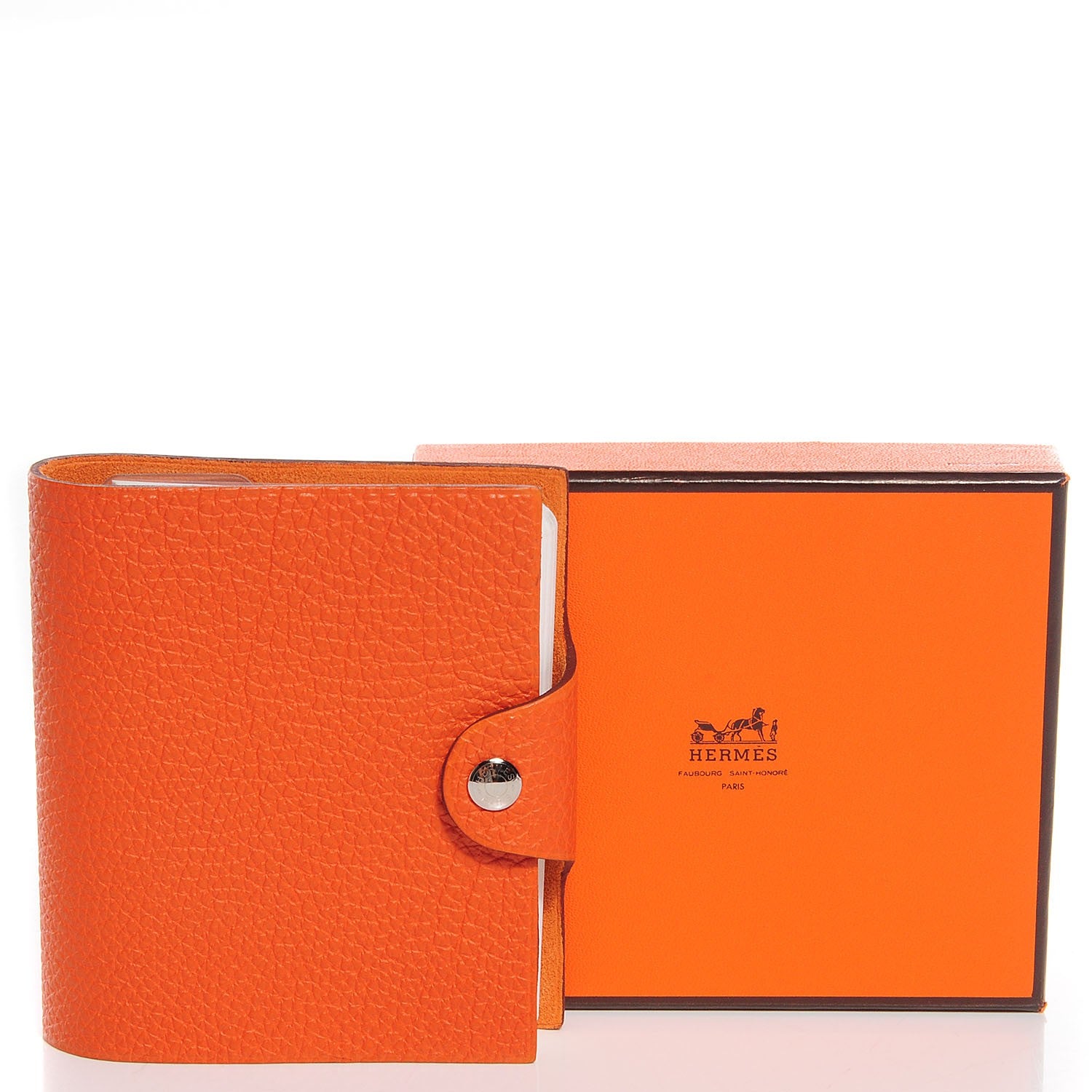 Hermes Togo Ulysse PM Notebook Cover Orange 5 of 12