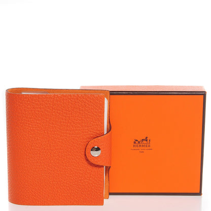 Hermes Togo Ulysse PM Notebook Cover Orange 5 of 12