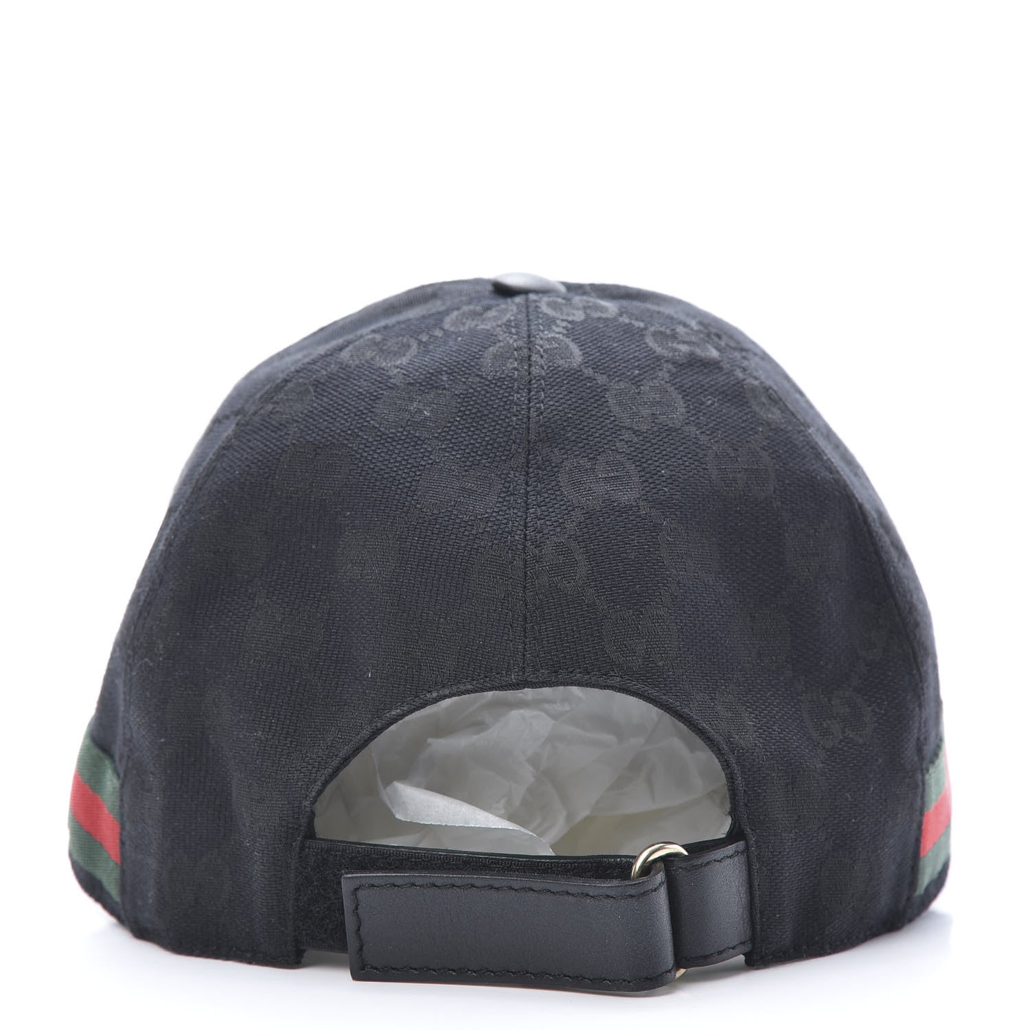Gucci Monogram Web Baseball Hat M Black 4 of 8