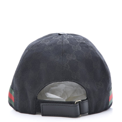 Gucci Monogram Web Baseball Hat M Black 4 of 8
