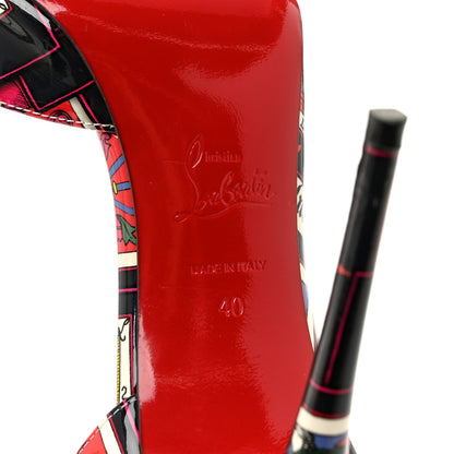 Christian Louboutin Patent Tarot Iriza 100 Pumps 40 Multicolor 8 of 8