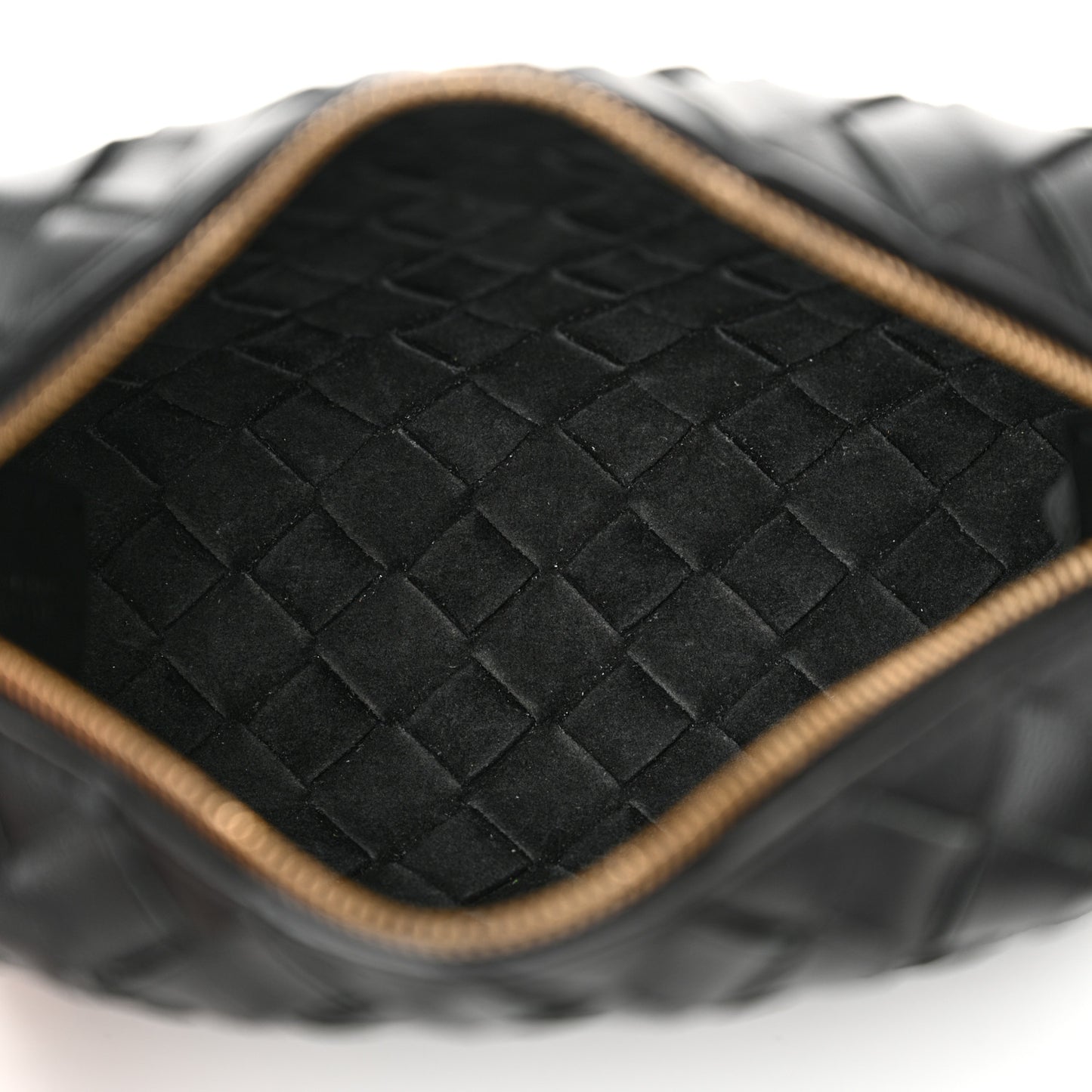 Nappa Intrecciato Mini Loop Camera Bag Black