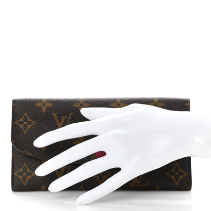 Louis Vuitton Monogram Emilie Wallet Fuchsia 2 of 9