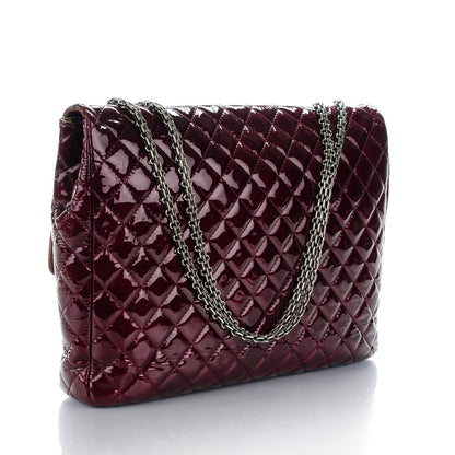 Chanel Patent Reissue XL Maxi Flap Bordeaux 3 of 7