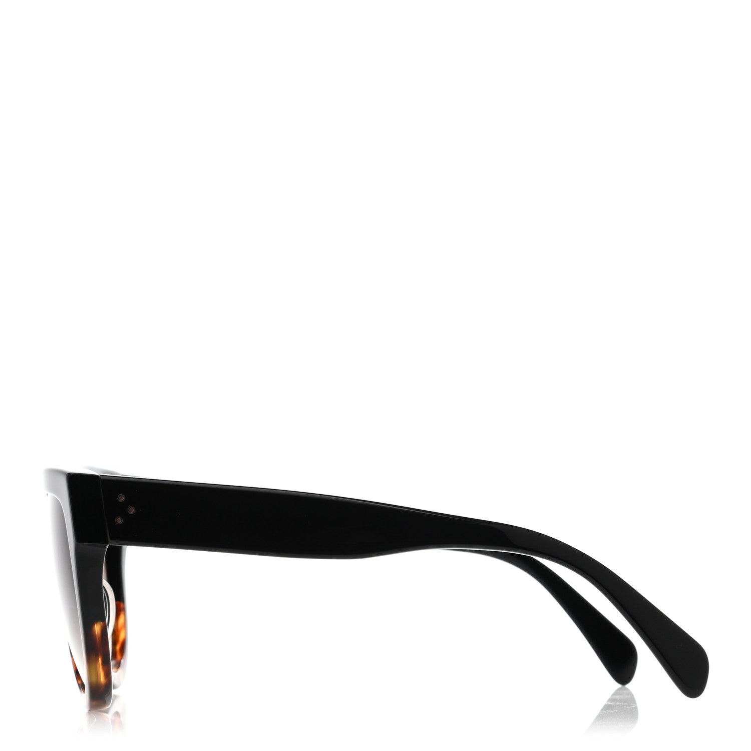 Celine Shadow Sunglasses CL 41026/S Black Havana 3 of 6
