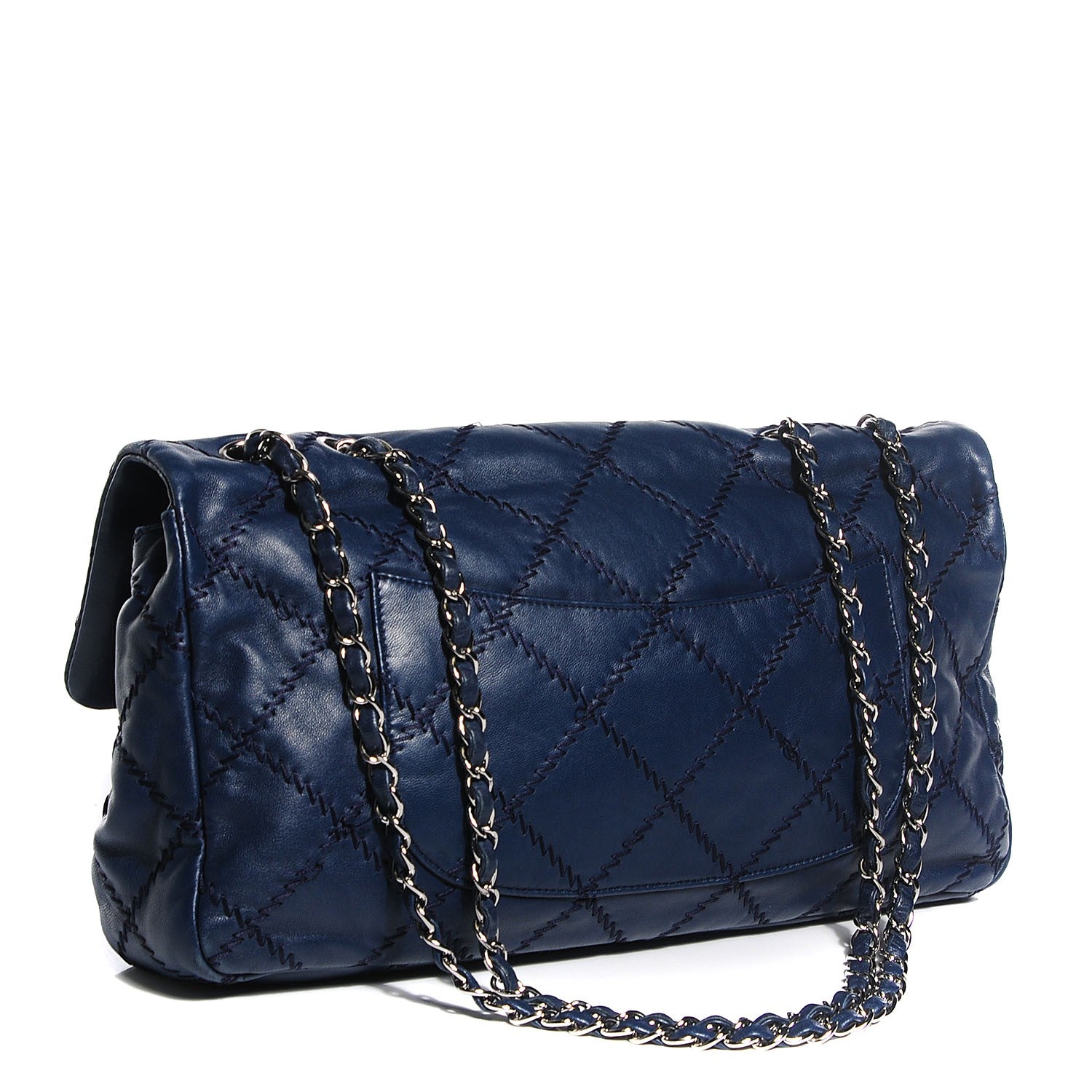 Chanel Calfskin Ultimate Stitch Flap Blue 3 of 8