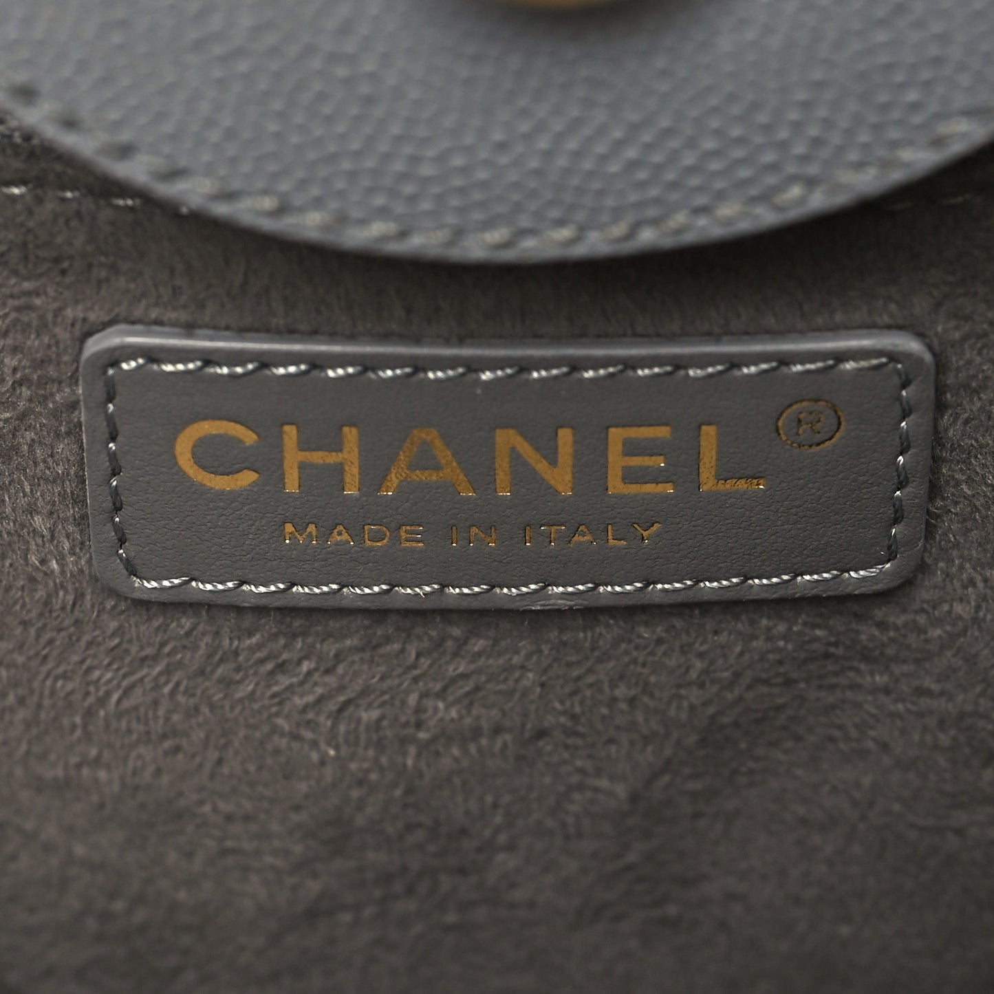 Caviar Studded Small Deauville Tote Grey