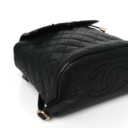 Chanel Caviar Quilted Filigree Backpack Black 8 of 10