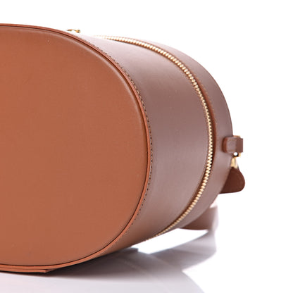Mansur Gavriel Calfskin Train Case Crossbody Saddle 9 of 11
