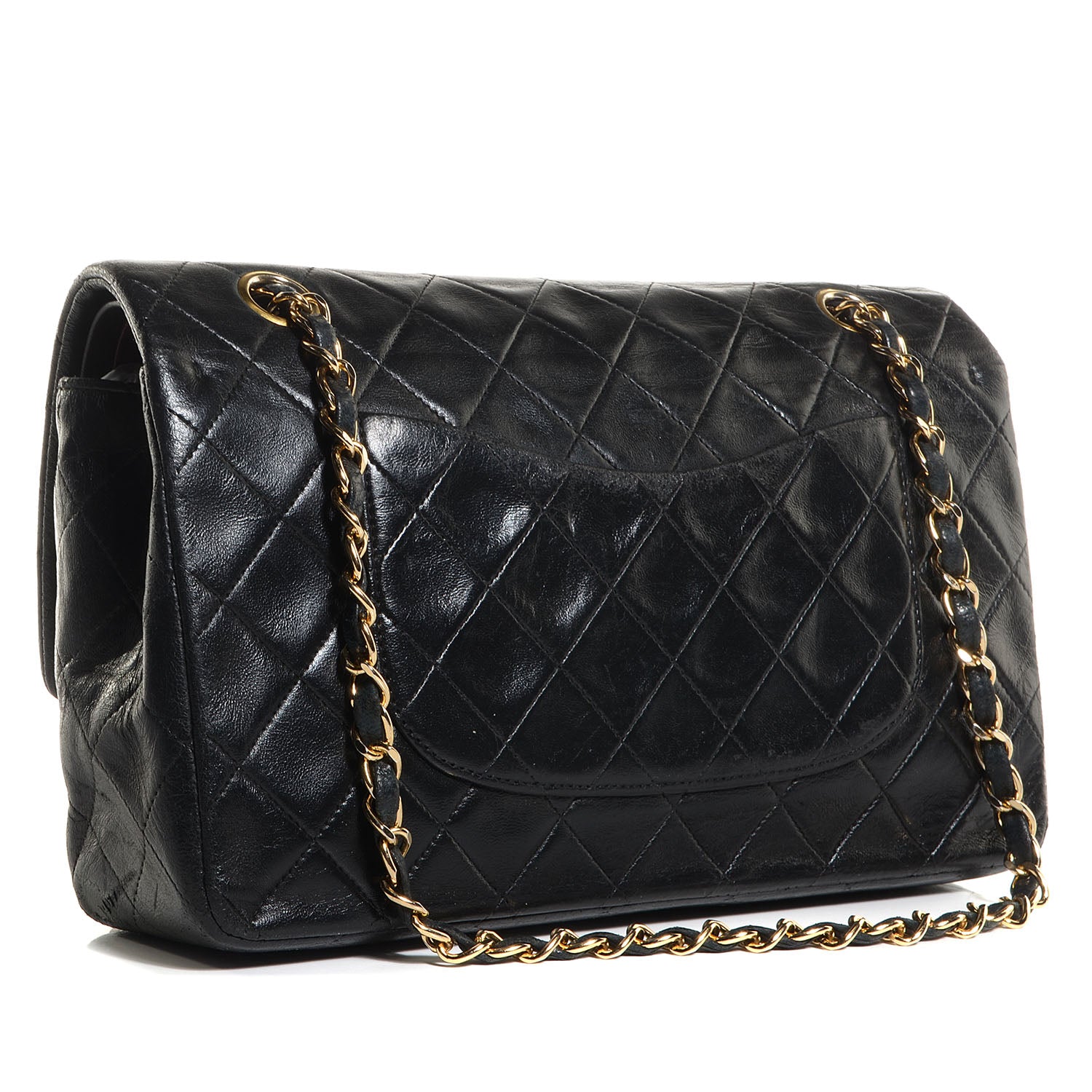 Chanel Lambskin Medium Double Flap Black 3 of 9