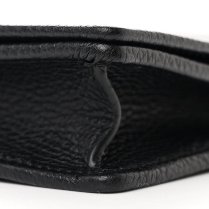 Gucci Pebbled Calfskin Soho Wallet On Chain Black 9 of 10