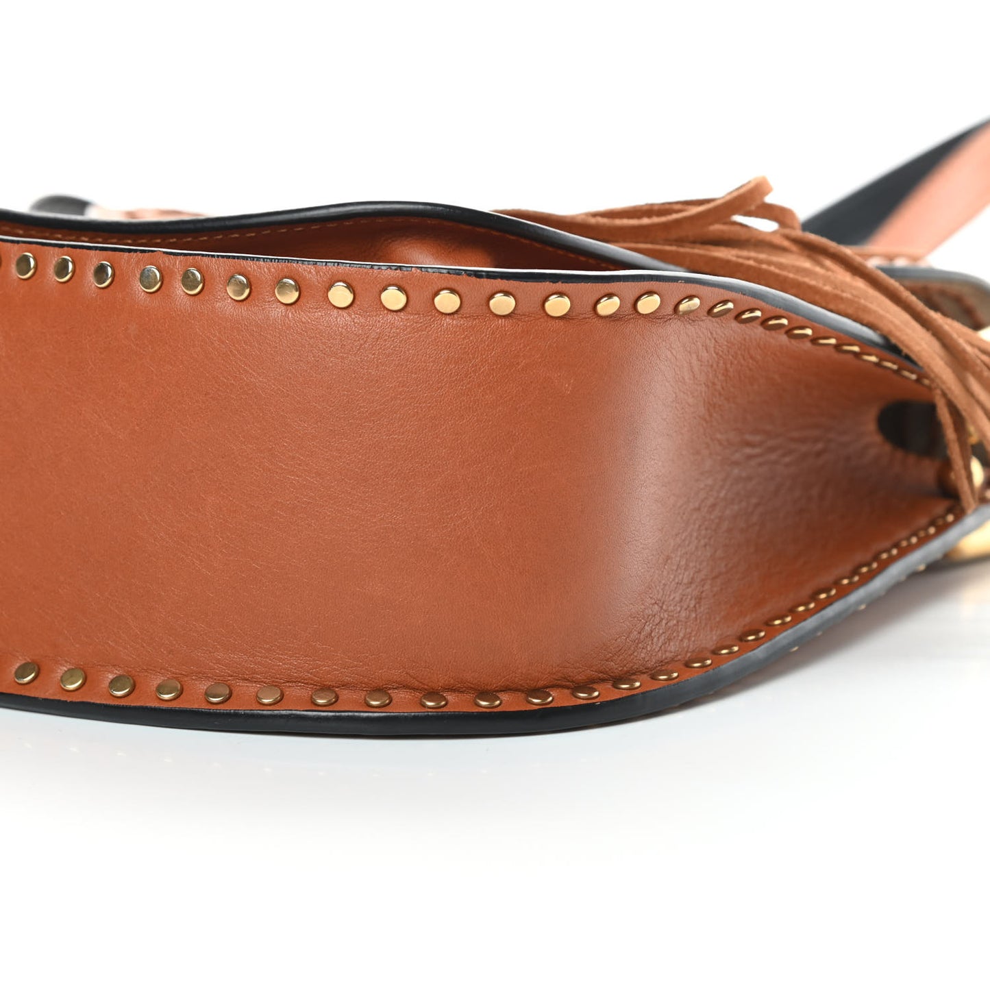 Calfskin Braided Medium Hudson Shoulder Bag Caramel
